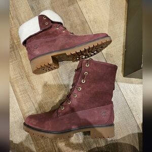 Timberland Maroon Boots